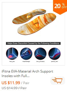 Plantar Fasciitis Orthopedic Sport Insole Men Women