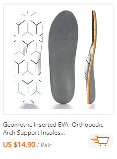 Plantar Fasciitis Orthopedic Sport Insole Men Women