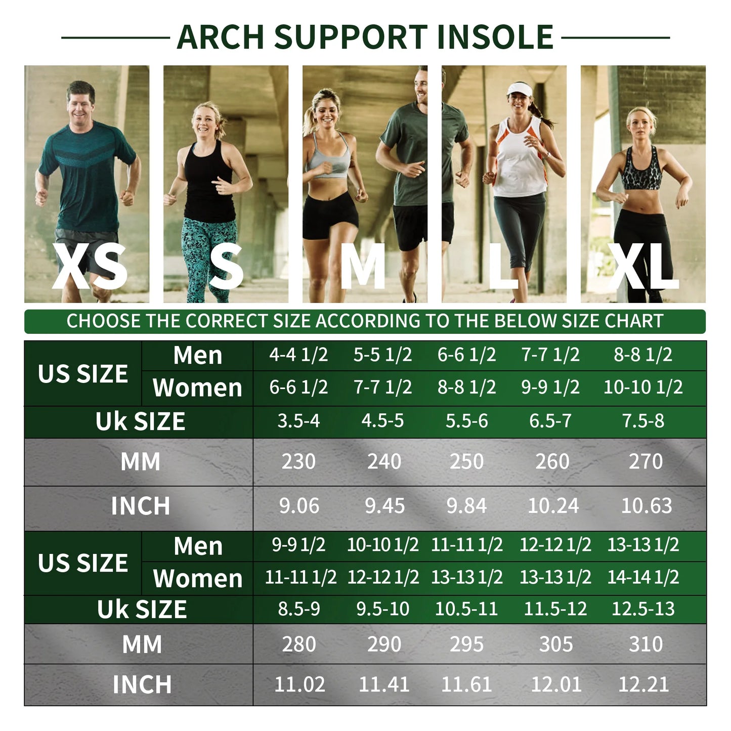 Plantar Fasciitis Orthopedic Sport Insole Men Women