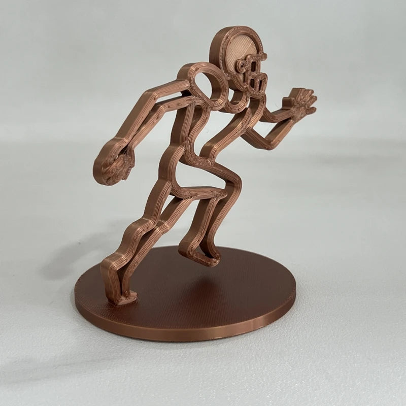 Rugby Player Sculpture Ornament