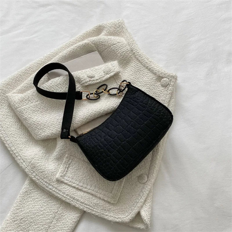 Popular Retro Gentle Temperament Small Square Bag