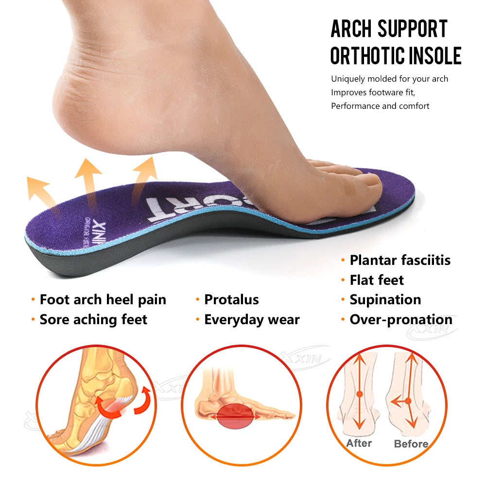 Arch Support Insoles Flat Foot Shoe Insoles Orthopedic