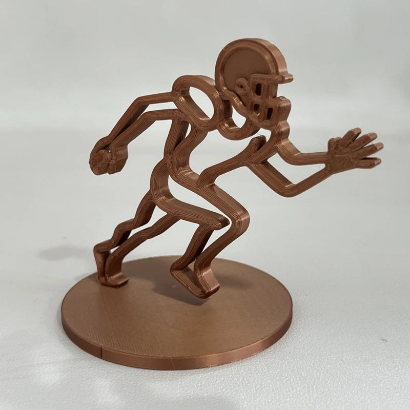 Rugby Player Sculpture Ornament