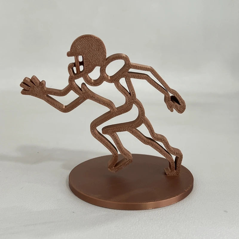 Rugby Player Sculpture Ornament