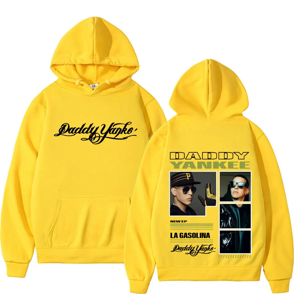 Rapper Daddy Yankee Album Tour Graphic Hoodies Men's Clothiover