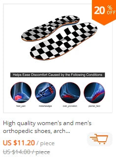 Plantar Fasciitis Orthopedic Sport Insole Men Women