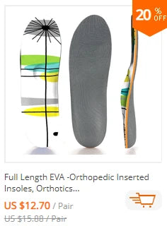 Flat Feet Template Arch Support Orthopedic Insoles