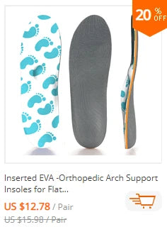 Flat Feet Template Arch Support Orthopedic Insoles