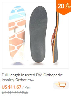 Plantar Fasciitis Orthopedic Sport Insole Men Women