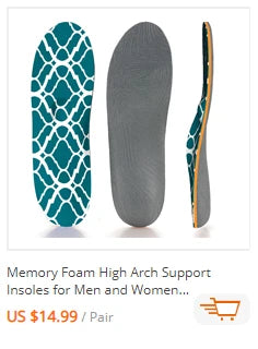 Plantar Fasciitis Orthopedic Sport Insole Men Women