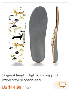 Plantar Fasciitis Orthopedic Sport Insole Men Women