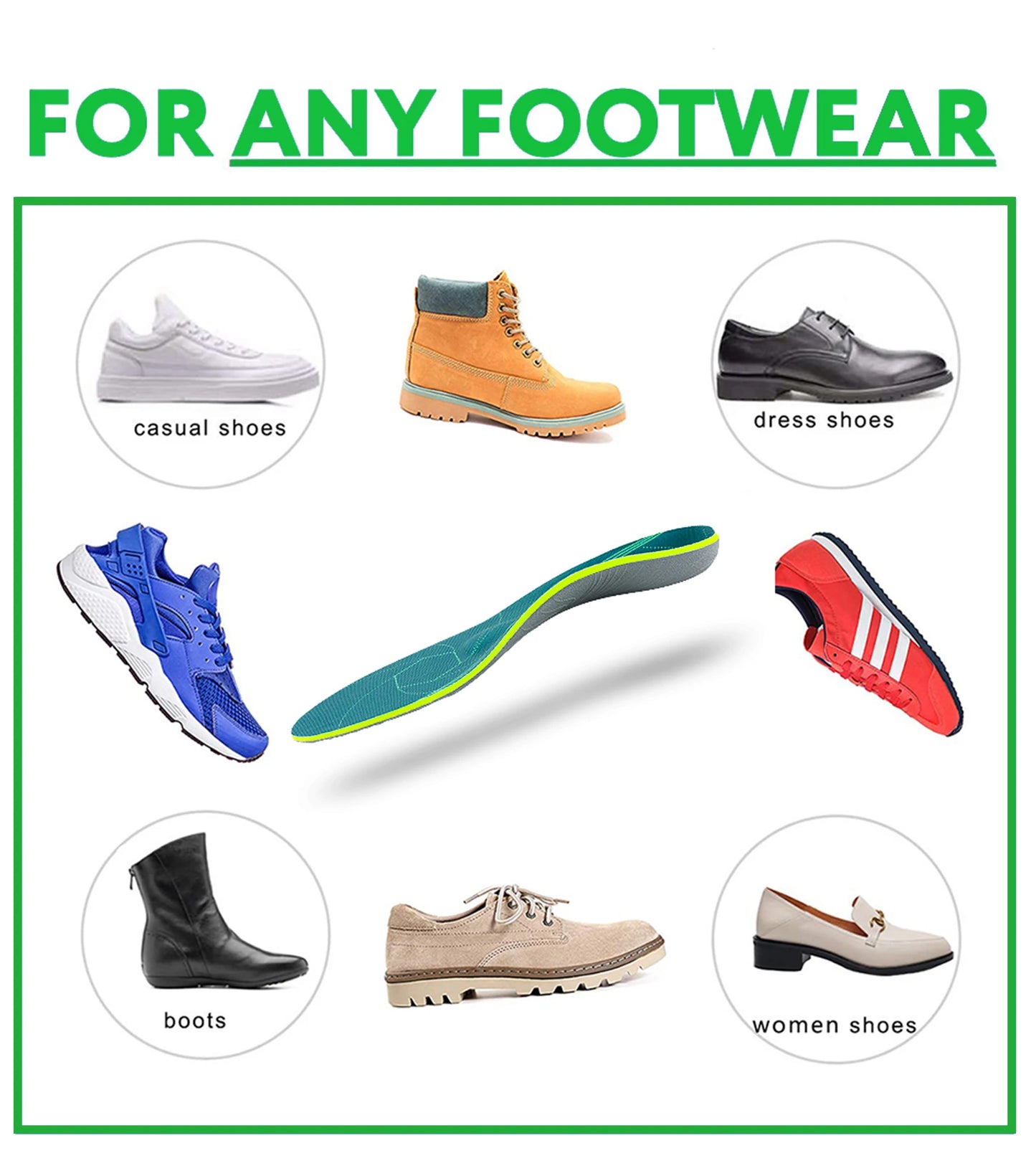 Flat Feet Template Arch Support Orthopedic Insoles