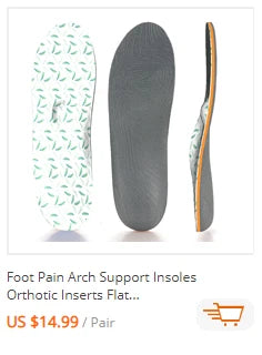 Flat Feet Template Arch Support Orthopedic Insoles