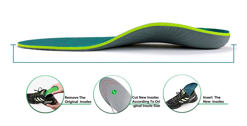 Flat Feet Template Arch Support Orthopedic Insoles