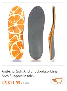 Plantar Fasciitis Orthopedic Sport Insole Men Women