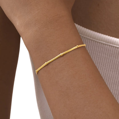 Stainless Steel Snake Ball Bead Chain Bracelet For Women