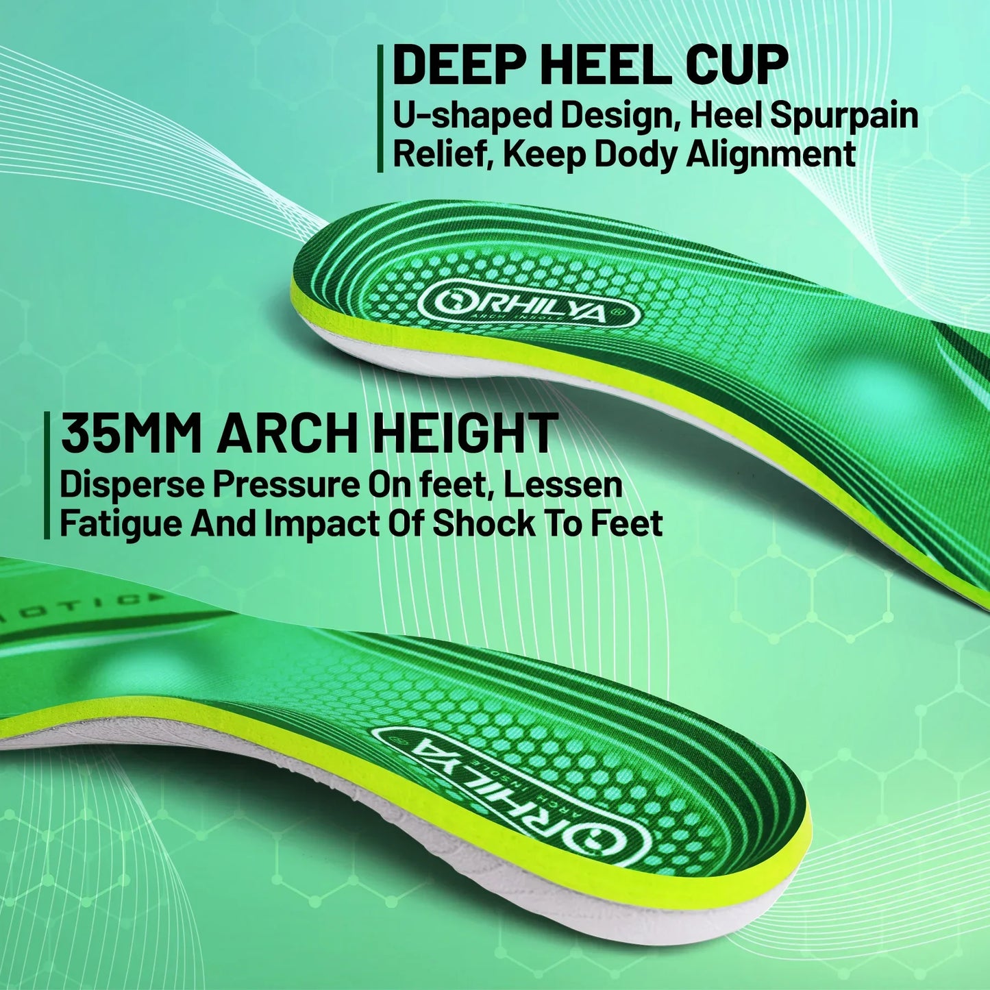 iFitna Plantar Fasciitis Relief Orthopedic Insole