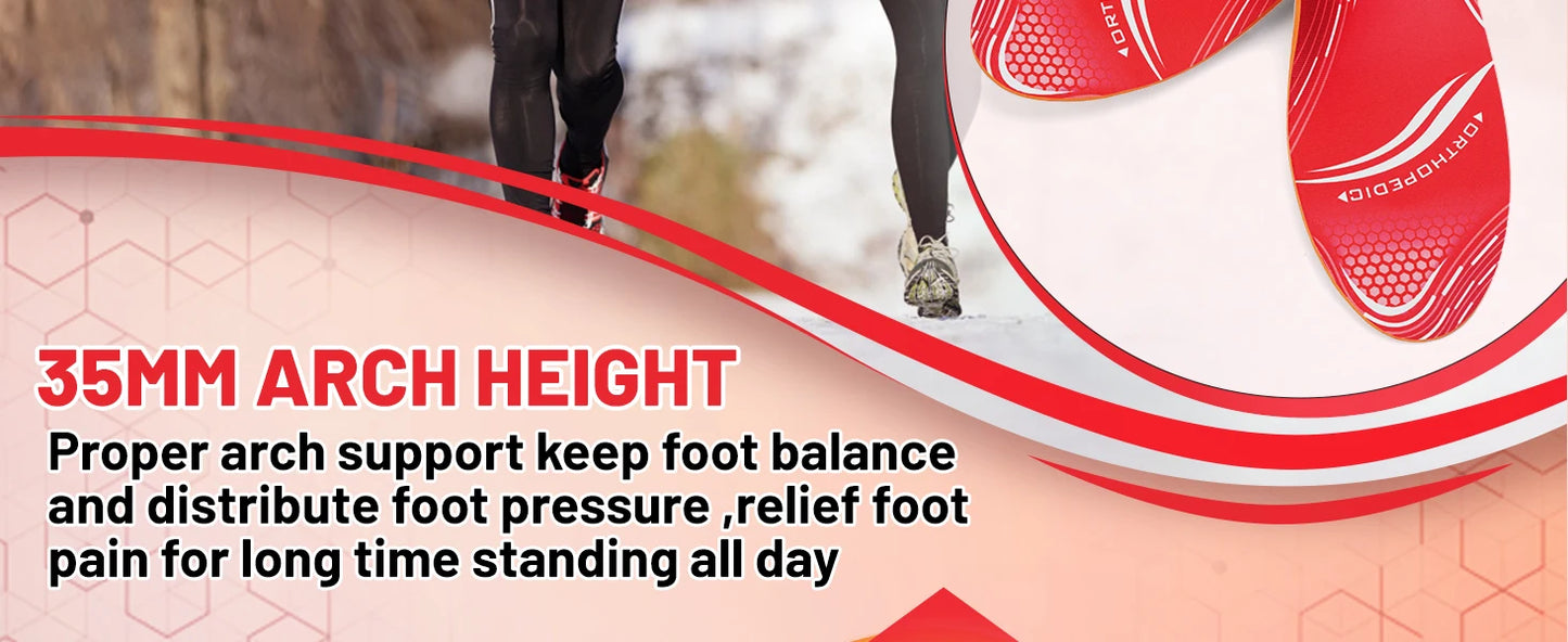 Orthopedic Sport Insole Plantar Fasciitis Flat Foot