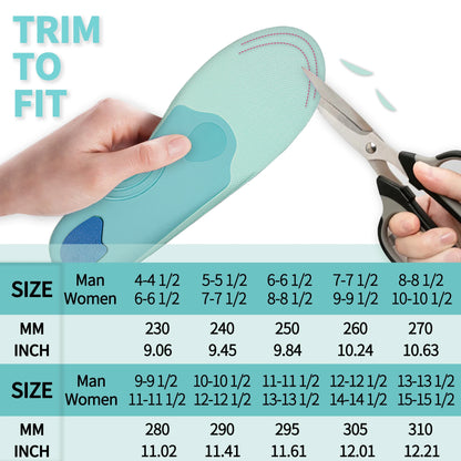 High Arch Support Orthopedic Sport Insole Plantar