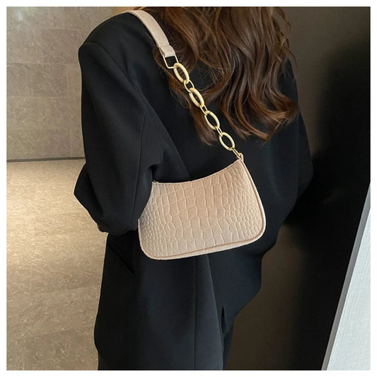Popular Retro Gentle Temperament Small Square Bag