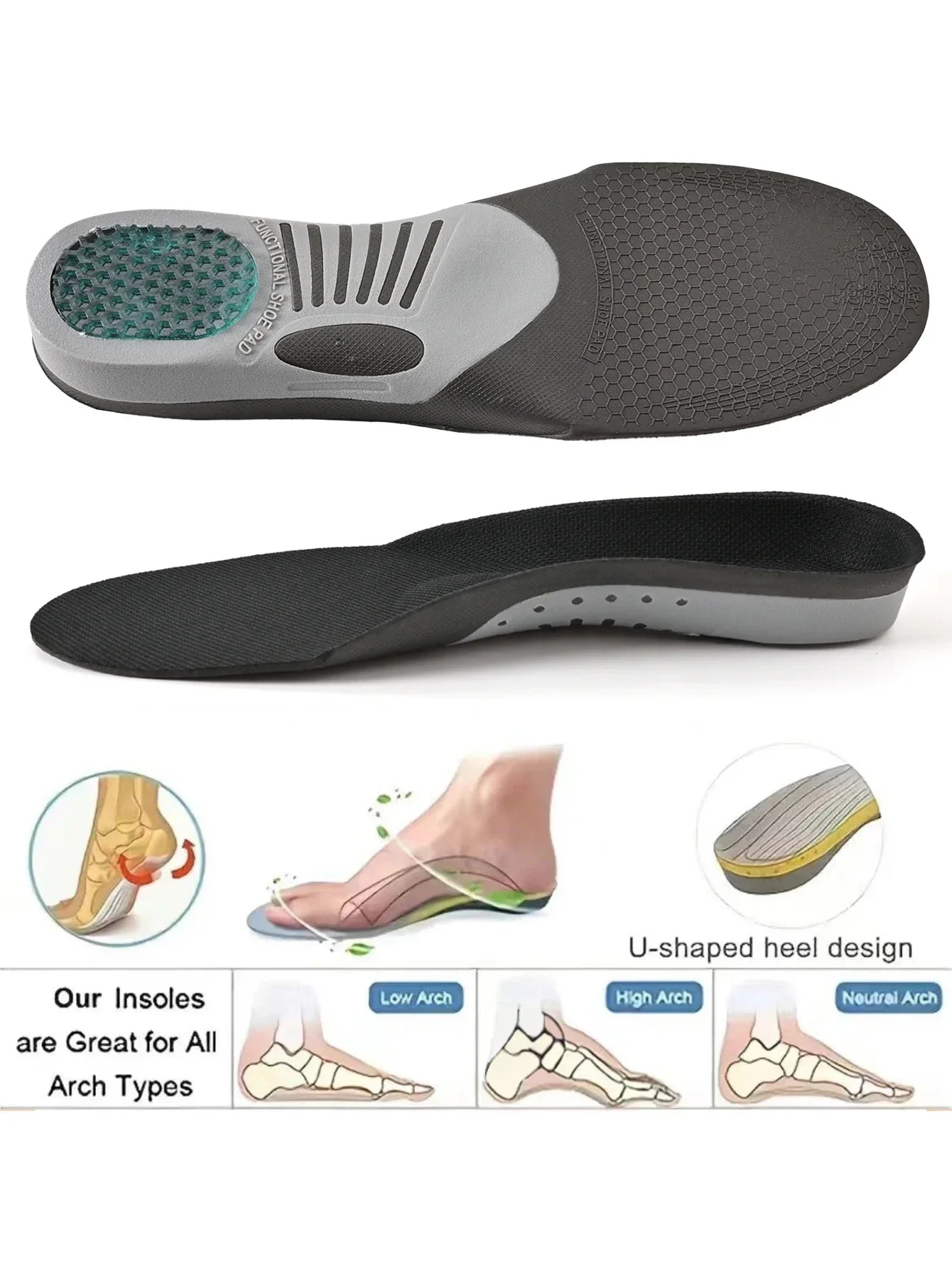 Plantar Fasciitis Orthotic Shoe Inserts