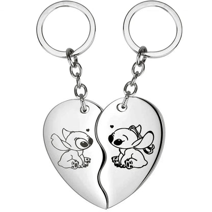 Cute Cartoon Stitch Couple Necklace