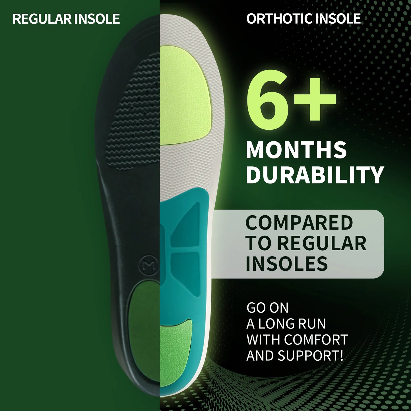 Plantar Fasciitis Orthopedic Sport Insole Men Women