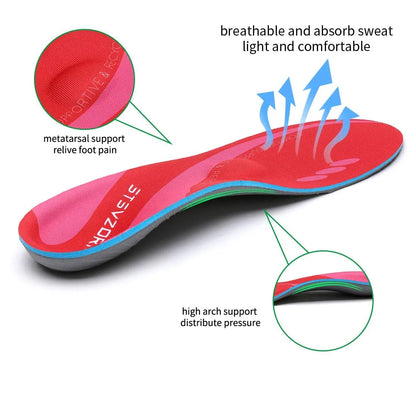 High Arch Support Orthopedic Sport Insole Plantar