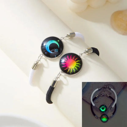 2 PCS/Set Stainless Steel Couples Bracelet