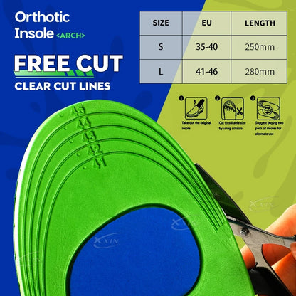 Arch Support Insole Orthotic Insoles Sports Shoe