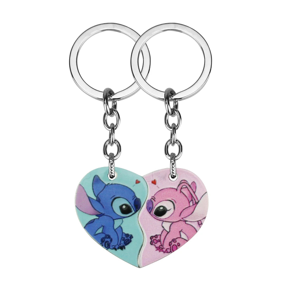 Cute Cartoon Stitch Couple Necklace
