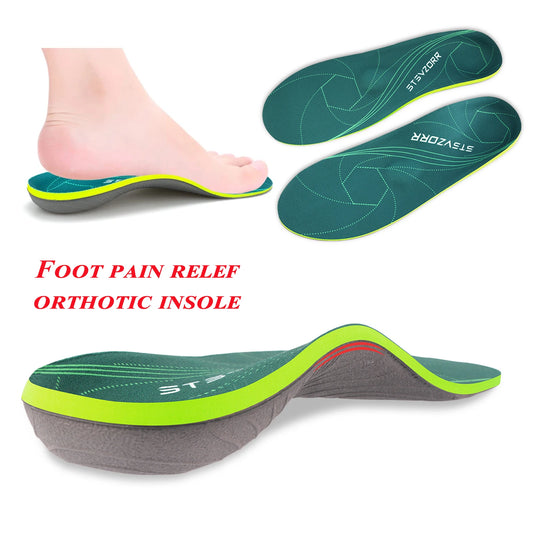 Severe Flat Foot Orthotic Insole Plantar Fasciitis Relieve Heel Pain