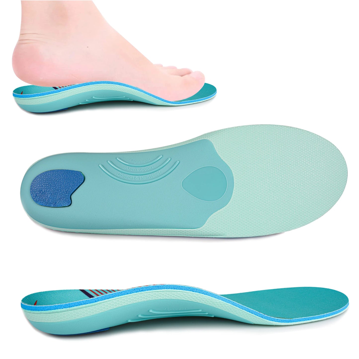 High Arch Support Orthopedic Sport Insole Plantar