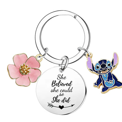 Cute Cartoon Stitch Couple Necklace