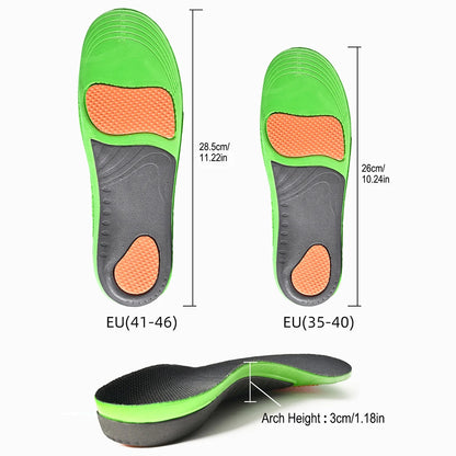 Arch Support Insoles Sports Shock Absorption
