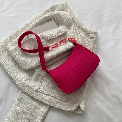 Popular Retro Gentle Temperament Small Square Bag