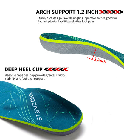 Severe Flat Foot Orthotic Insole Plantar Fasciitis Relieve Heel Pain