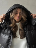 Drawstring Slim Fit Cotton Jacket