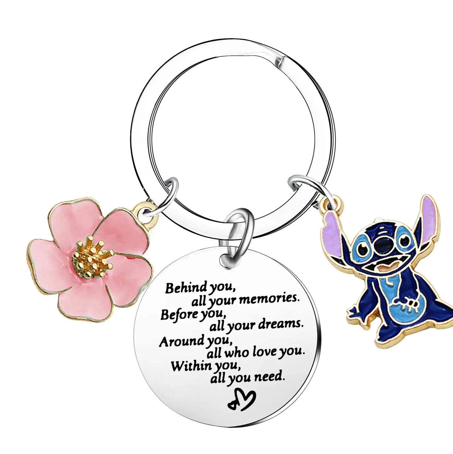 Cute Cartoon Stitch Couple Necklace