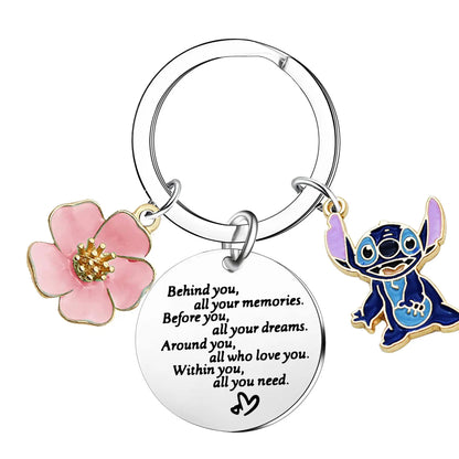 Cute Cartoon Stitch Couple Necklace