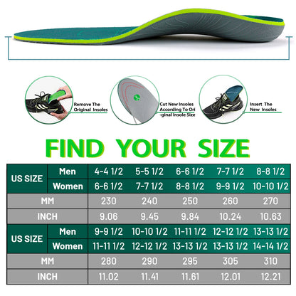 Flat Feet Template Arch Support Orthopedic Insoles