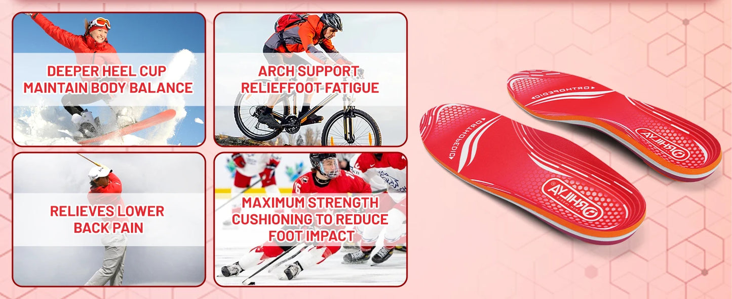 Orthopedic Sport Insole Plantar Fasciitis Flat Foot