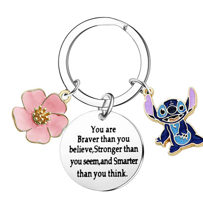 Cute Cartoon Stitch Couple Necklace