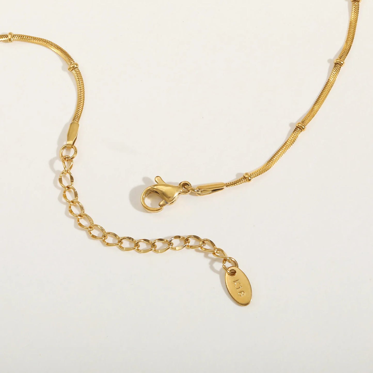 Stainless Steel Snake Ball Bead Chain Bracelet For Women