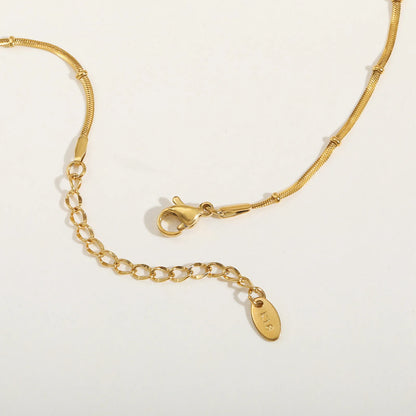 Stainless Steel Snake Ball Bead Chain Bracelet For Women